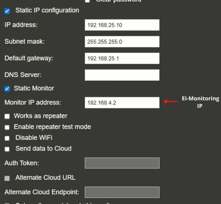Monitor IP Address