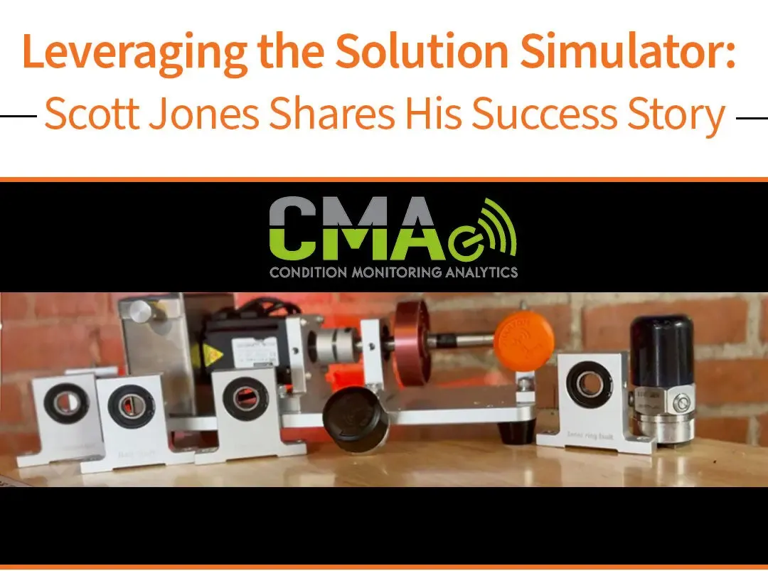 Scott Jones of Condition Monitoring Analytics (CMA) with the ERBESSD INSTRUMENTS® Solution Simulator