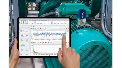 Digivibe MX® 11 M20 vibration analysis software interface