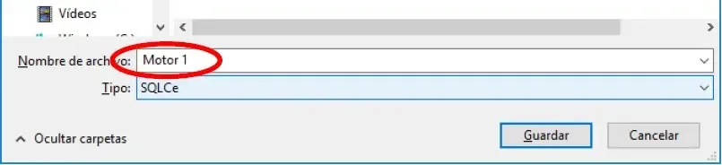 Save database