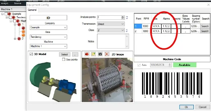 Modify alarm level