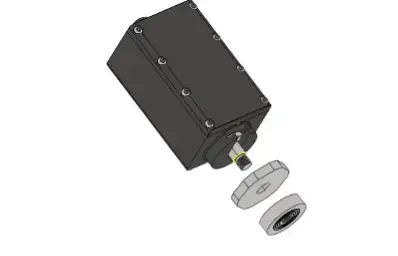 PHANTOM® Max detachable sensor case enabling field servicing without disturbing the machine mounting base