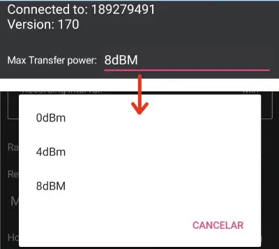 Max transfer power