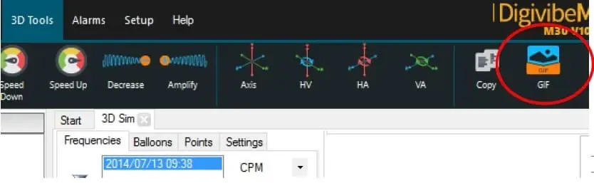 Export gif animation