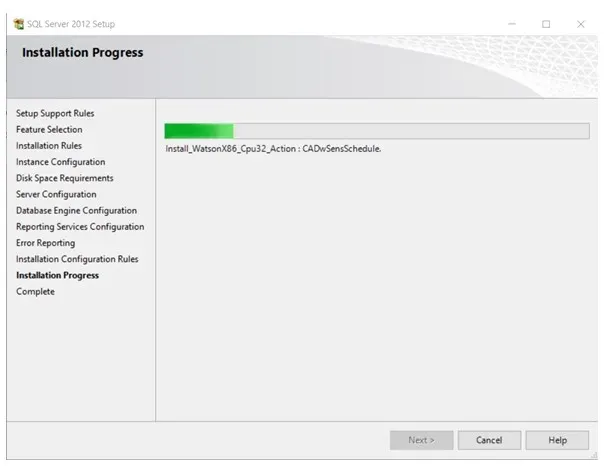Wait components installation