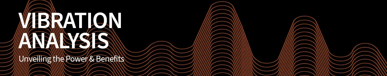 Vibration analysis used in modern industrial maintenance to monitor and diagnose machinery performance