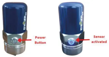 Using the power button
