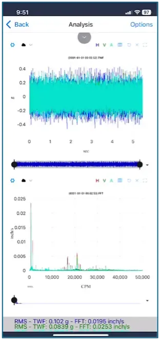 WiSER VIBE® mobile app for iOS/Android devices