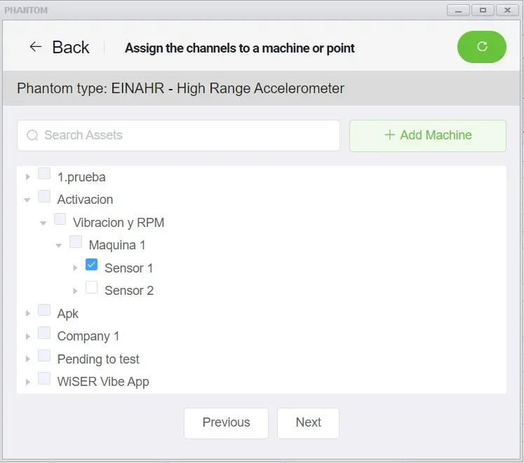 Assign channels