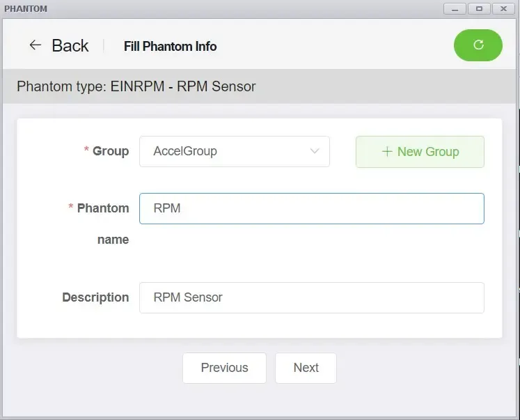 PHANTOM® Configuration