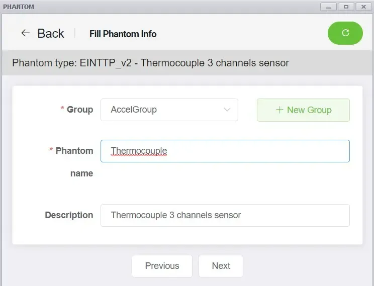 PHANTOM® Configuration