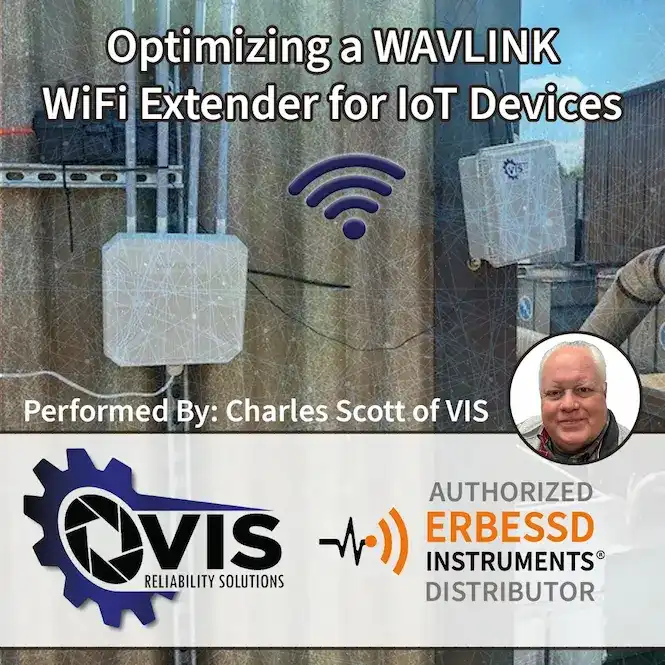 WAVLINK WiFi extender supporting PHANTOM® Gateway connectivity in an IIoT workspace